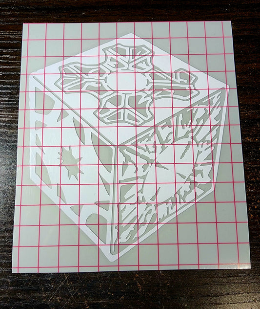 Puzzle Box Vinyl Window Decal Hellraiser Hellbound Hellworld Doug Bradley