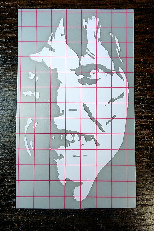 Regan Vinyl Window Decal The Exorcist Captain Howdy 70's Horror