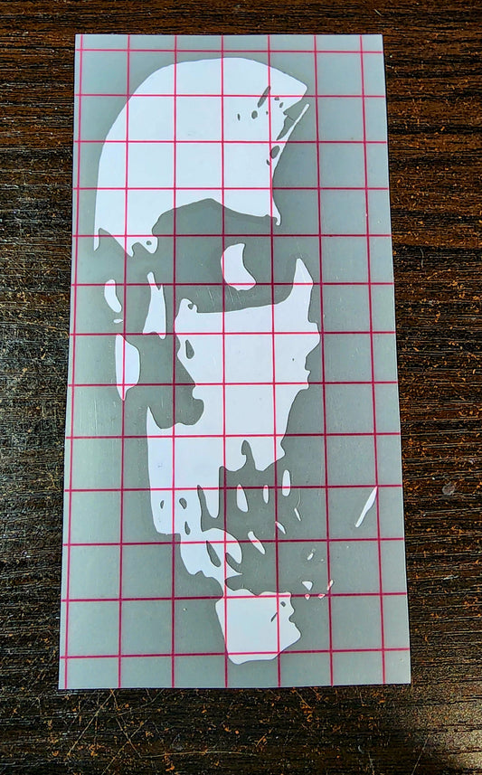 Evil Dead 2 Skull Vinyl Window Decal Ash Classic Horror Comedy