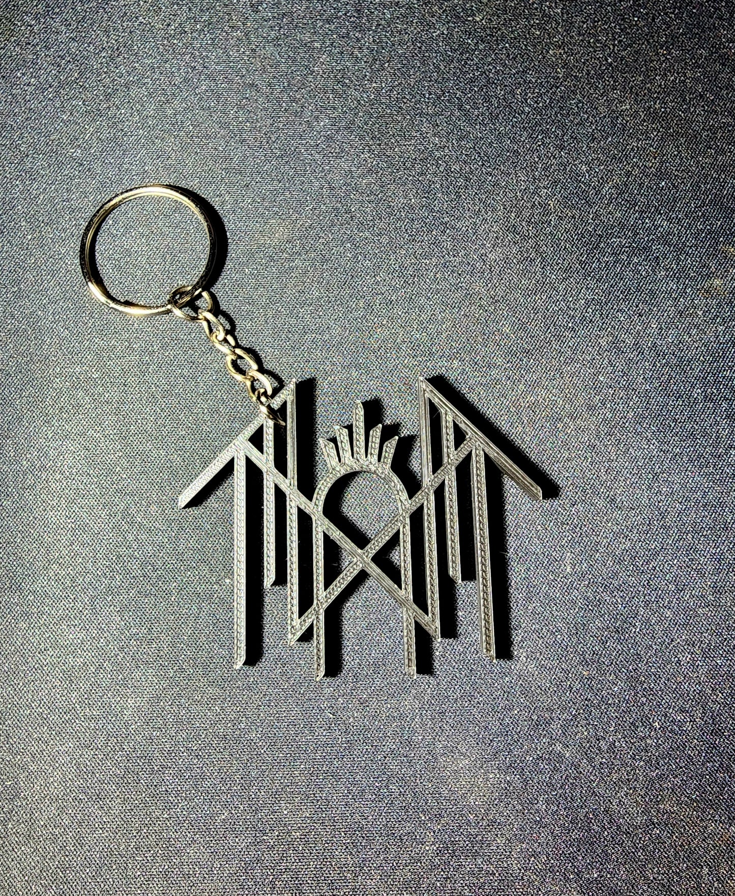 Sleep Token Band Symbol 3D Printed Keychain