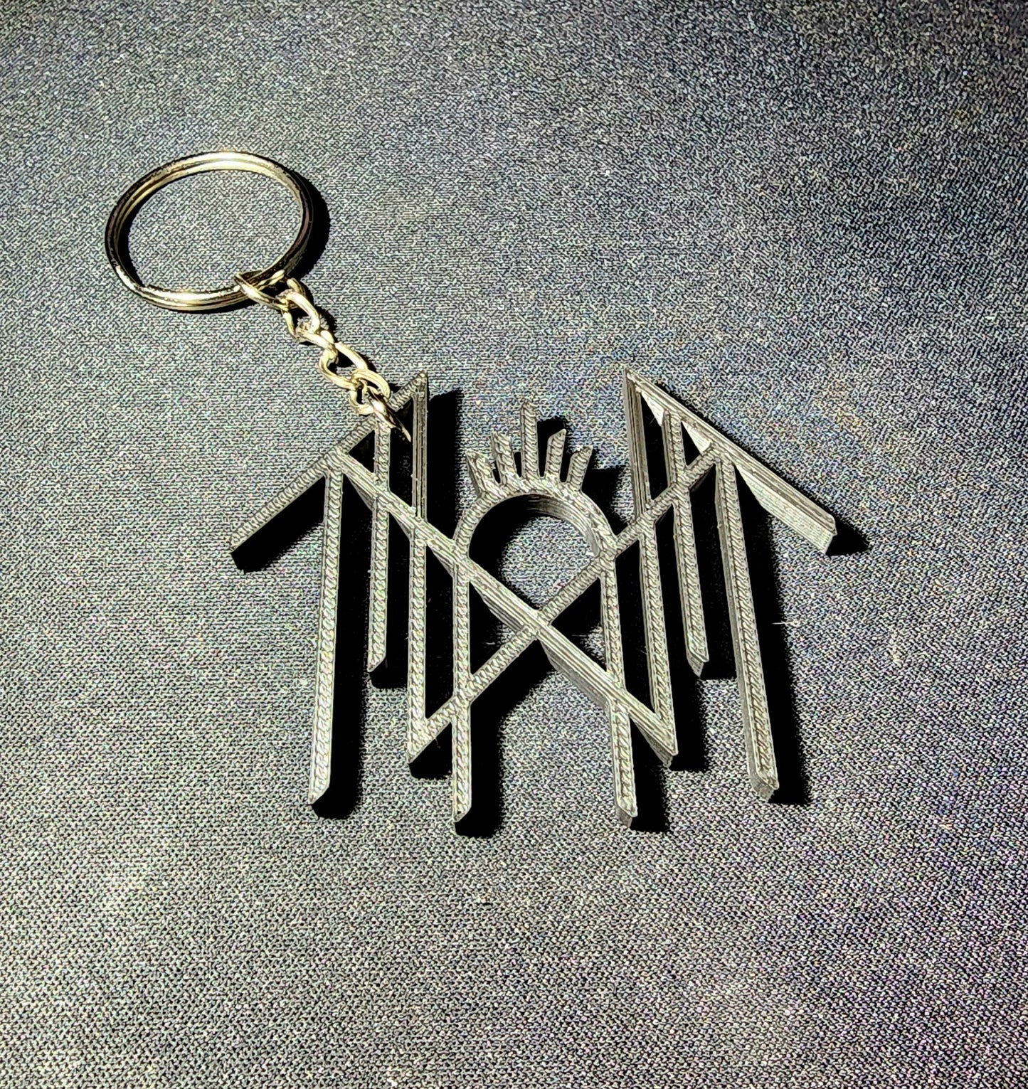 Sleep Token Band Symbol 3D Printed Keychain