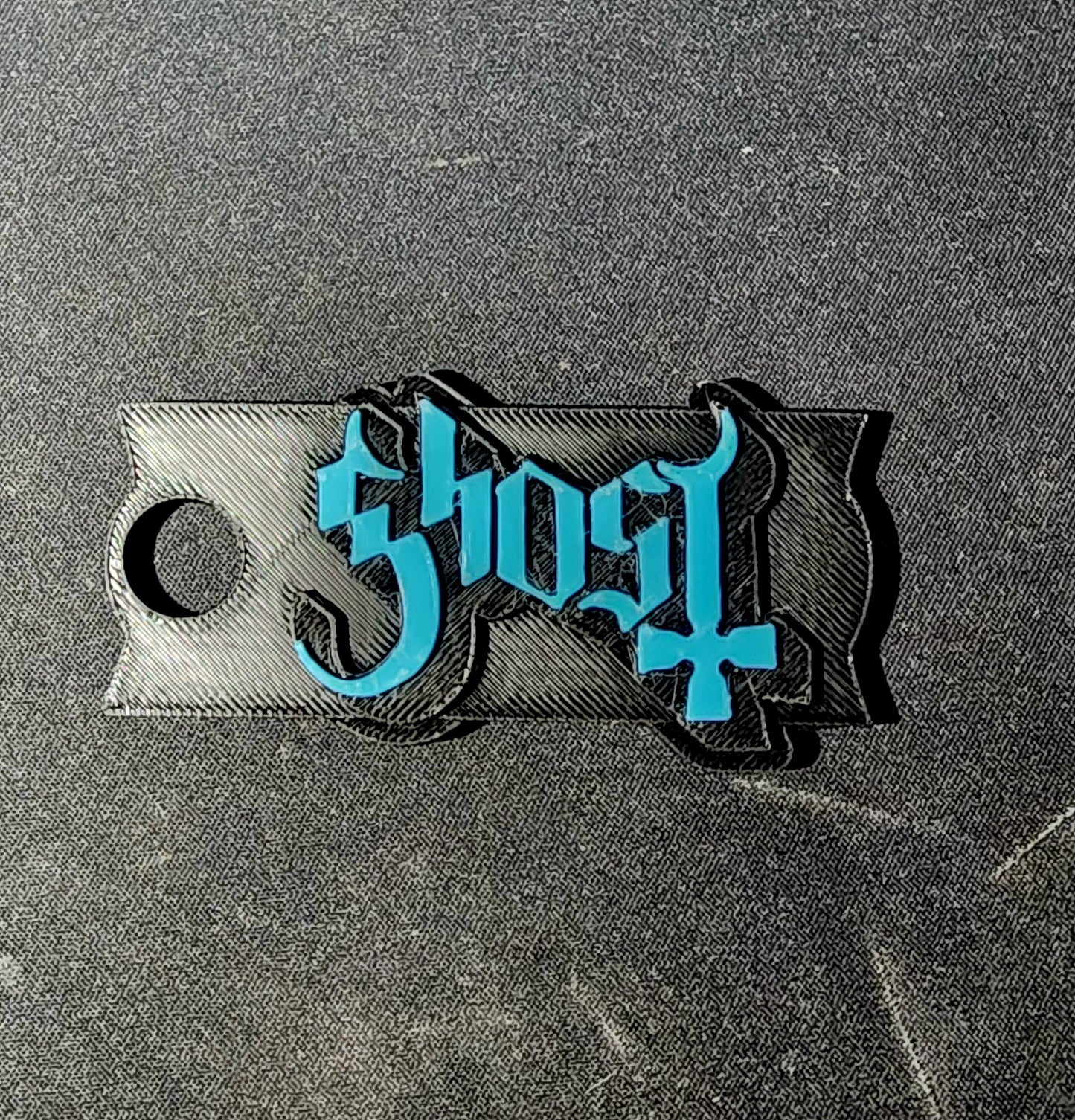 Ghost Band Logo 40oz Stanley Topper 3D Printed 10mm Straw