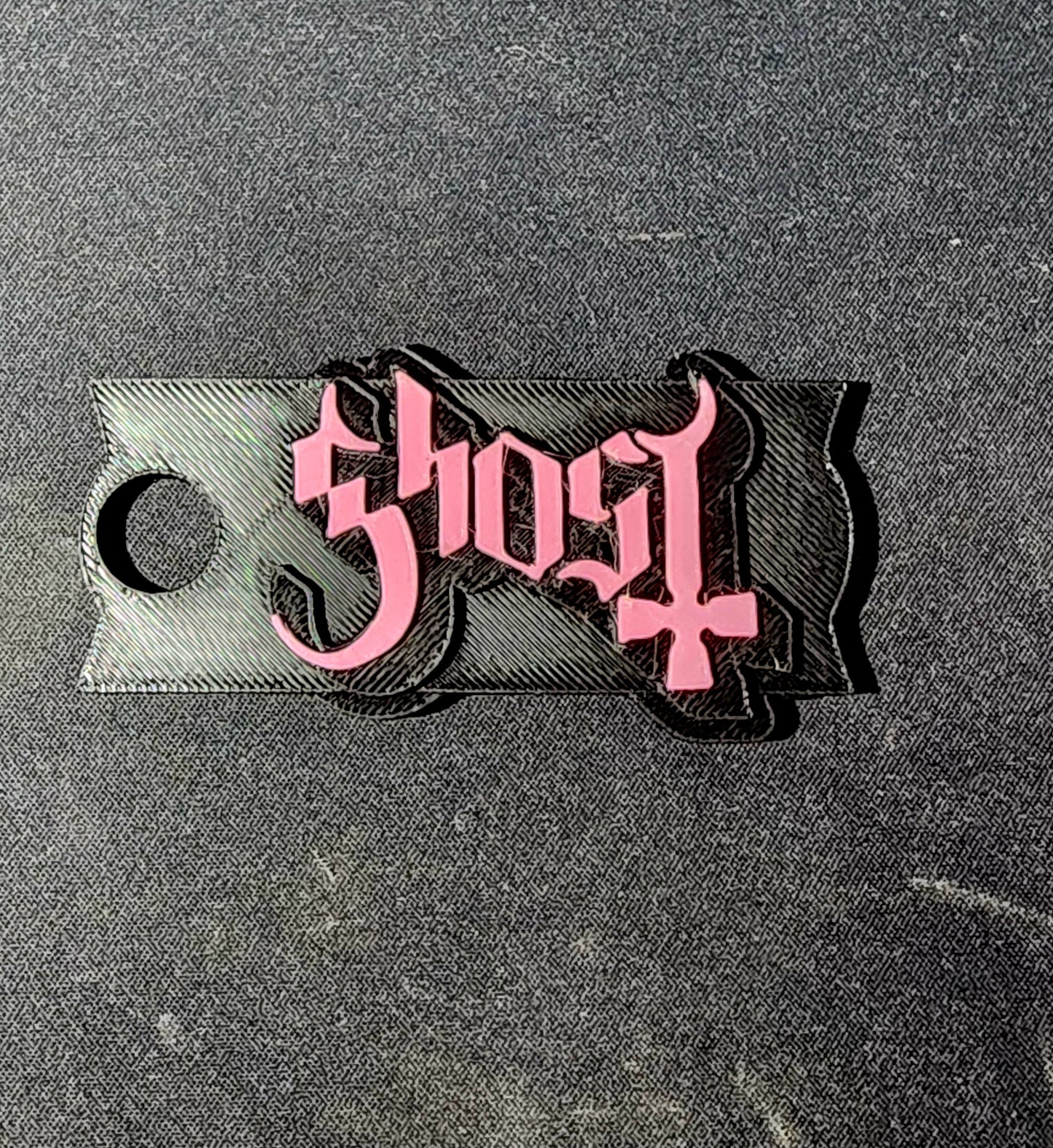 Ghost Band Logo 40oz Stanley Topper 3D Printed 10mm Straw