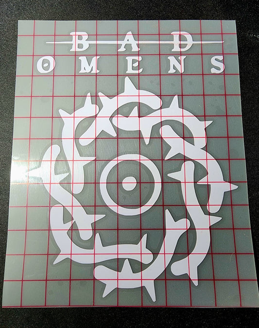 Bad Omens Logo Symbol Vinyl Decal Car Decal Window Decal Heavy Metal Hard Rock Band