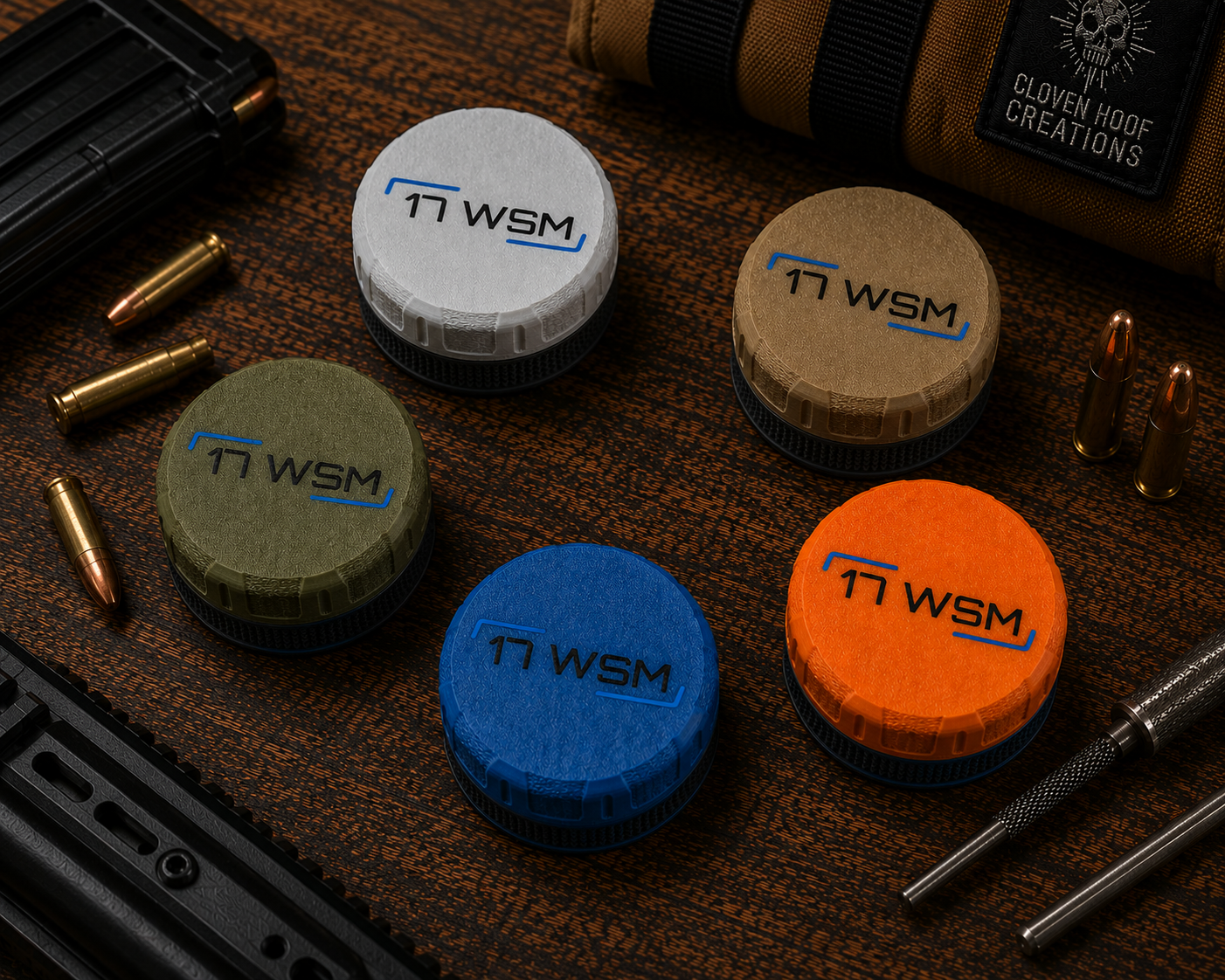 17WSM Pocket Puck Ammunition Holder – Holds 37 Rounds