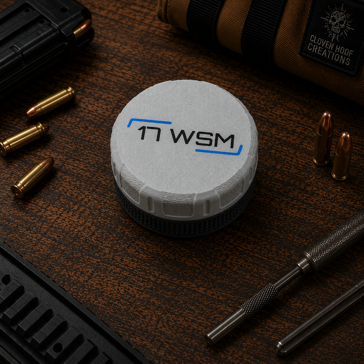 17WSM Pocket Puck Ammunition Holder – Holds 37 Rounds