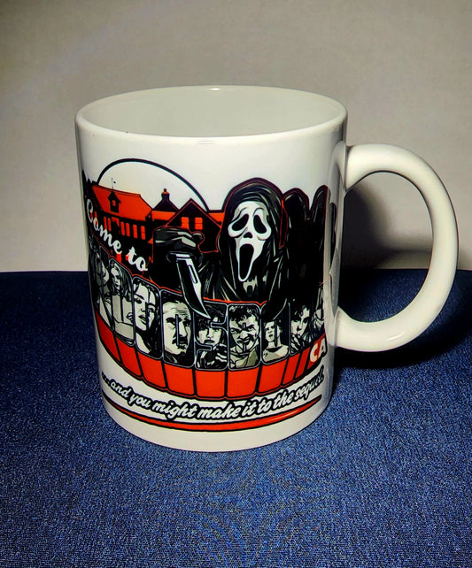Coffee Mug 11-15oz, Scream, Woodsboro, 90's horror, Ghostface