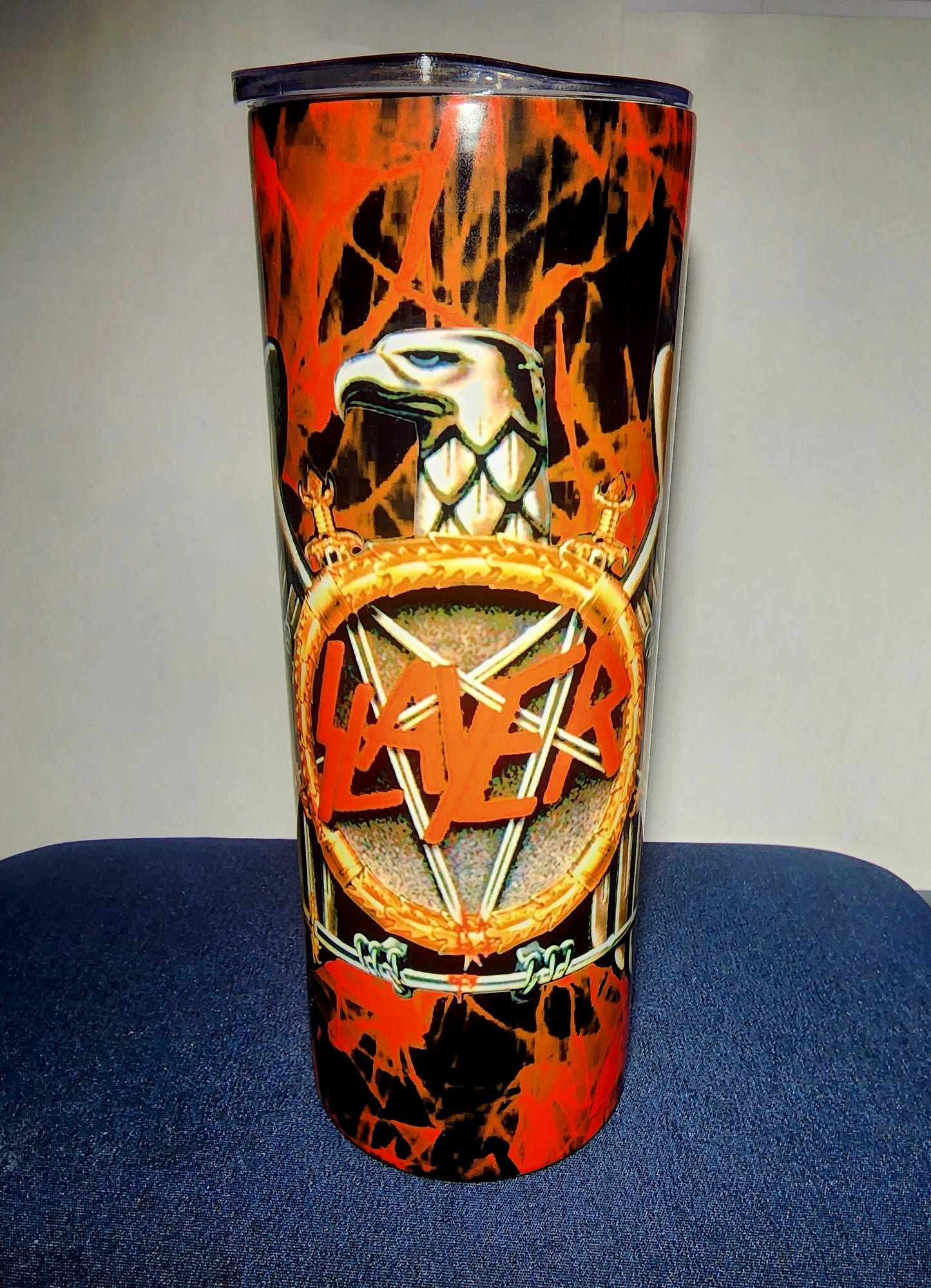 20oz Stainless Steel Tumbler Slayer Heavy Metal Thrash 80's Metal Punk Speed Metal