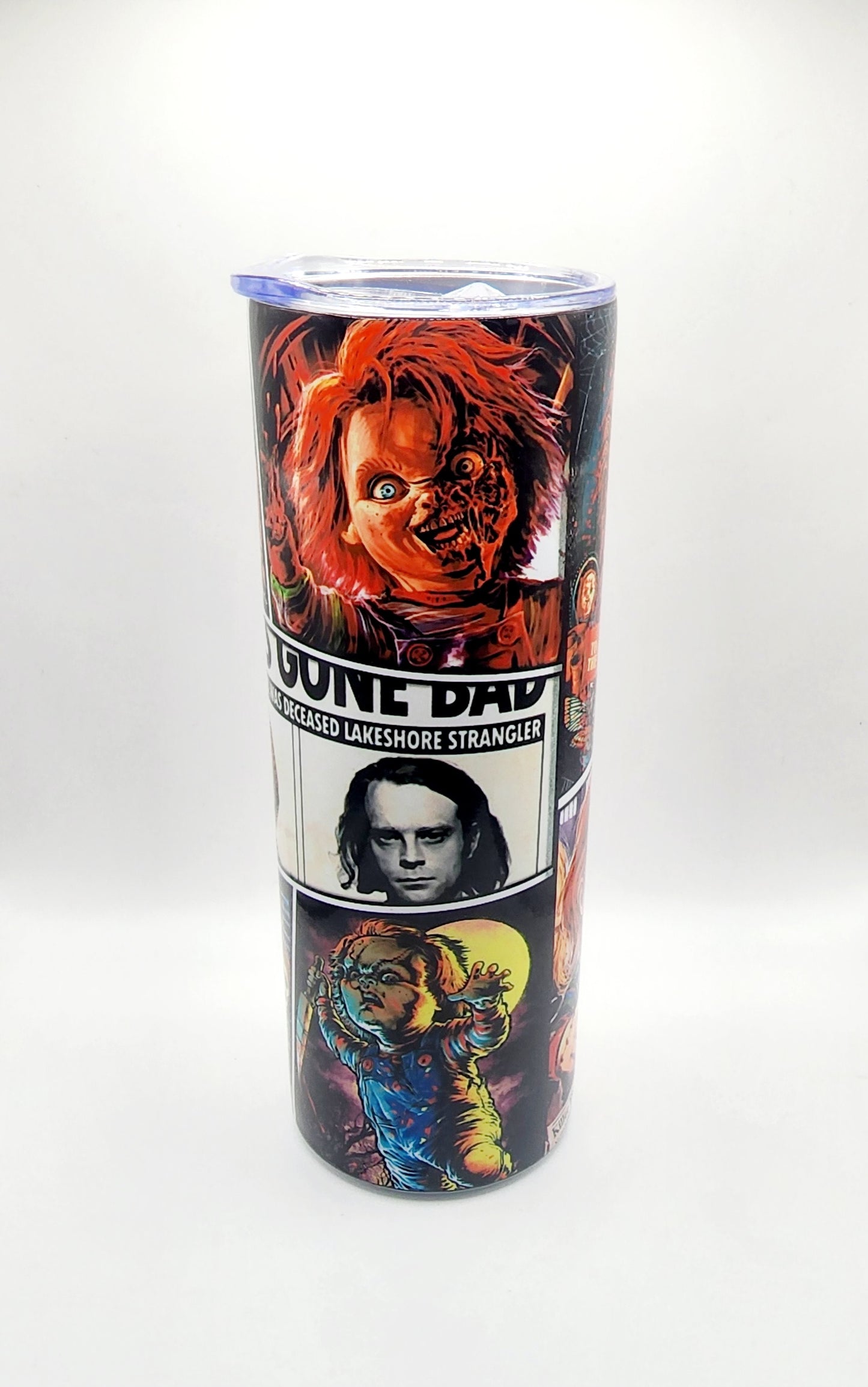 20oz Stainless Steel Tumbler, Chucky, Child's Play, Bride of Chucky, Killer Doll