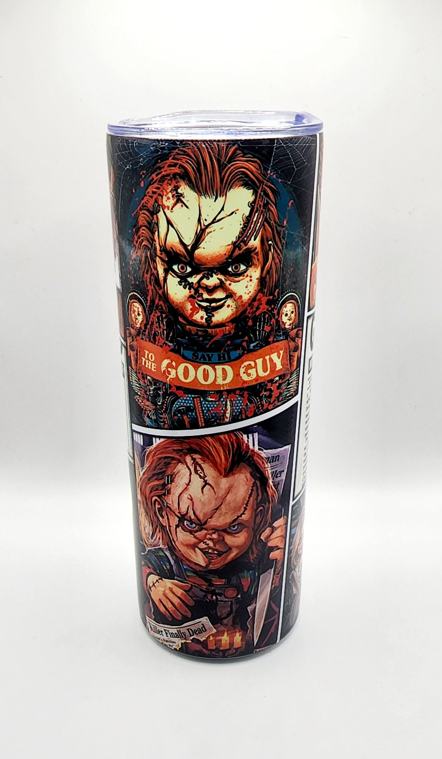 20oz Stainless Steel Tumbler, Chucky, Child's Play, Bride of Chucky, Killer Doll