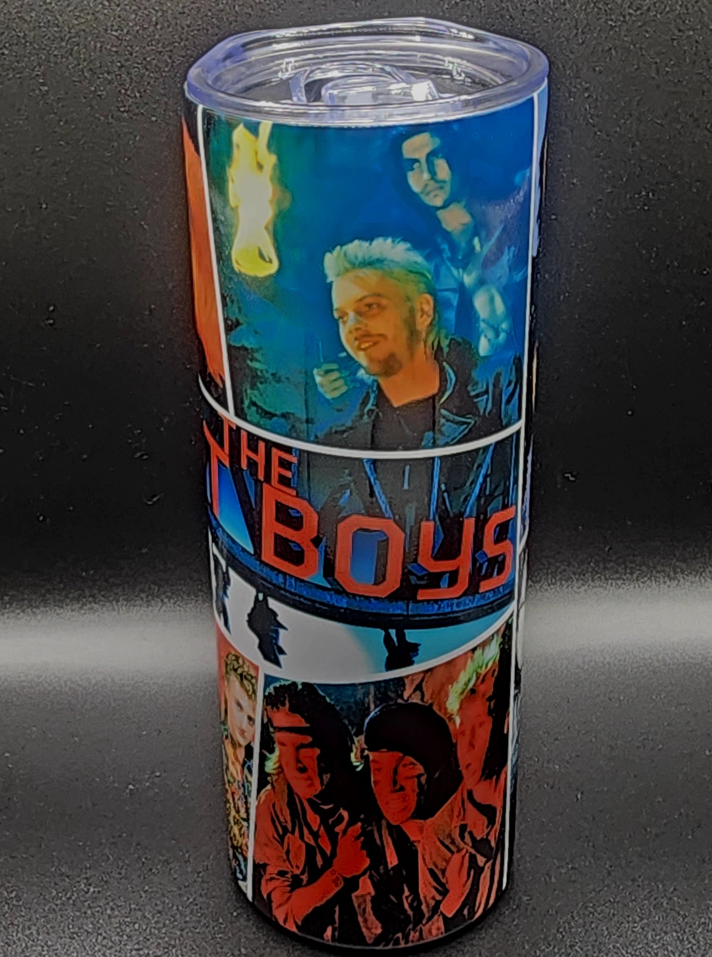 20oz Stainless Steel Tumbler The Lost Boys David Michael Sam Star 80's Horror Vampires