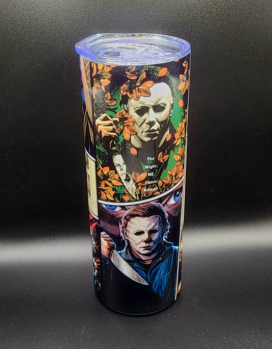 20oz Stainless Steel Tumbler, Michael Myers, Halloween, Slasher Movie, Horror Icon