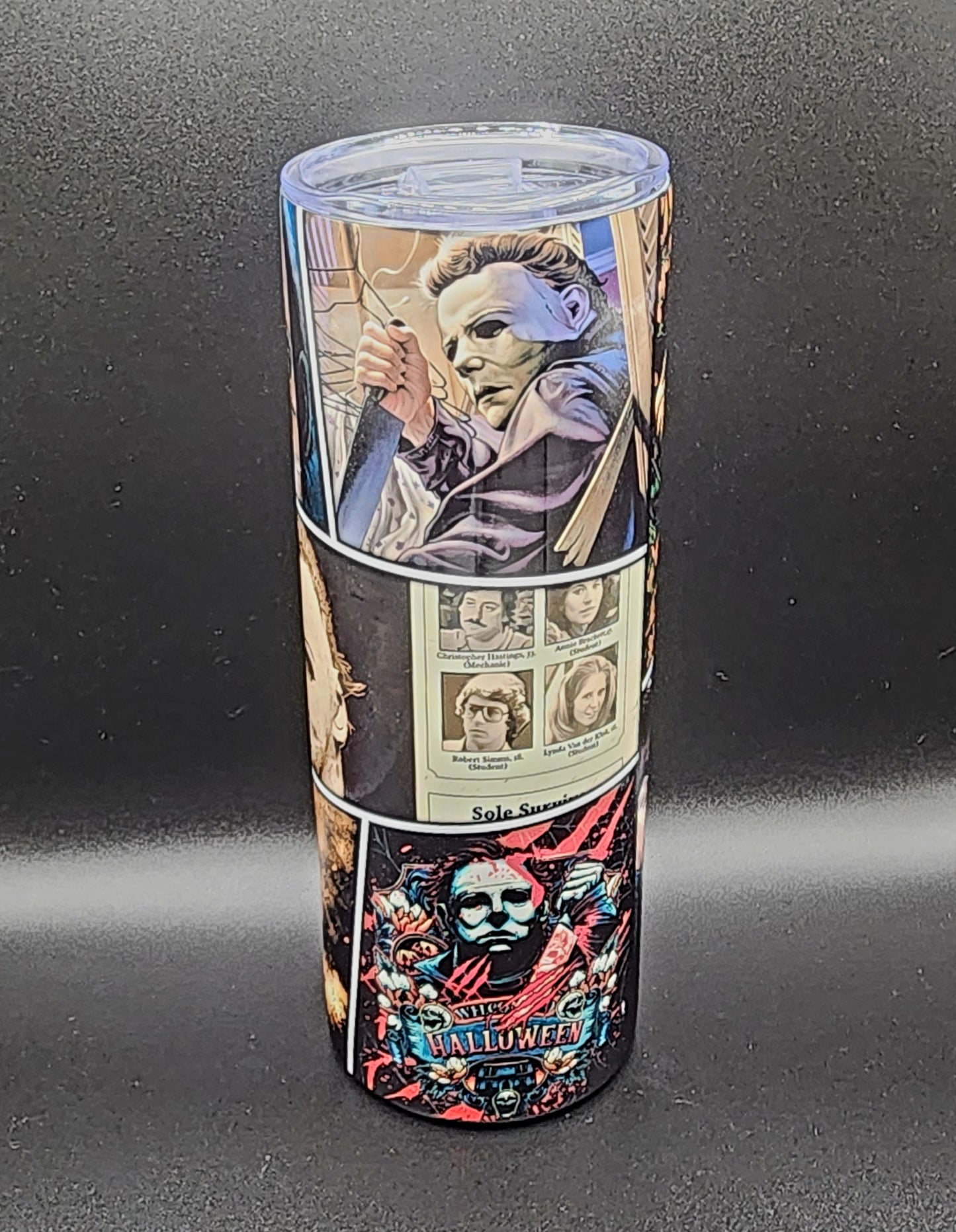 20oz Stainless Steel Tumbler, Michael Myers, Halloween, Slasher Movie, Horror Icon