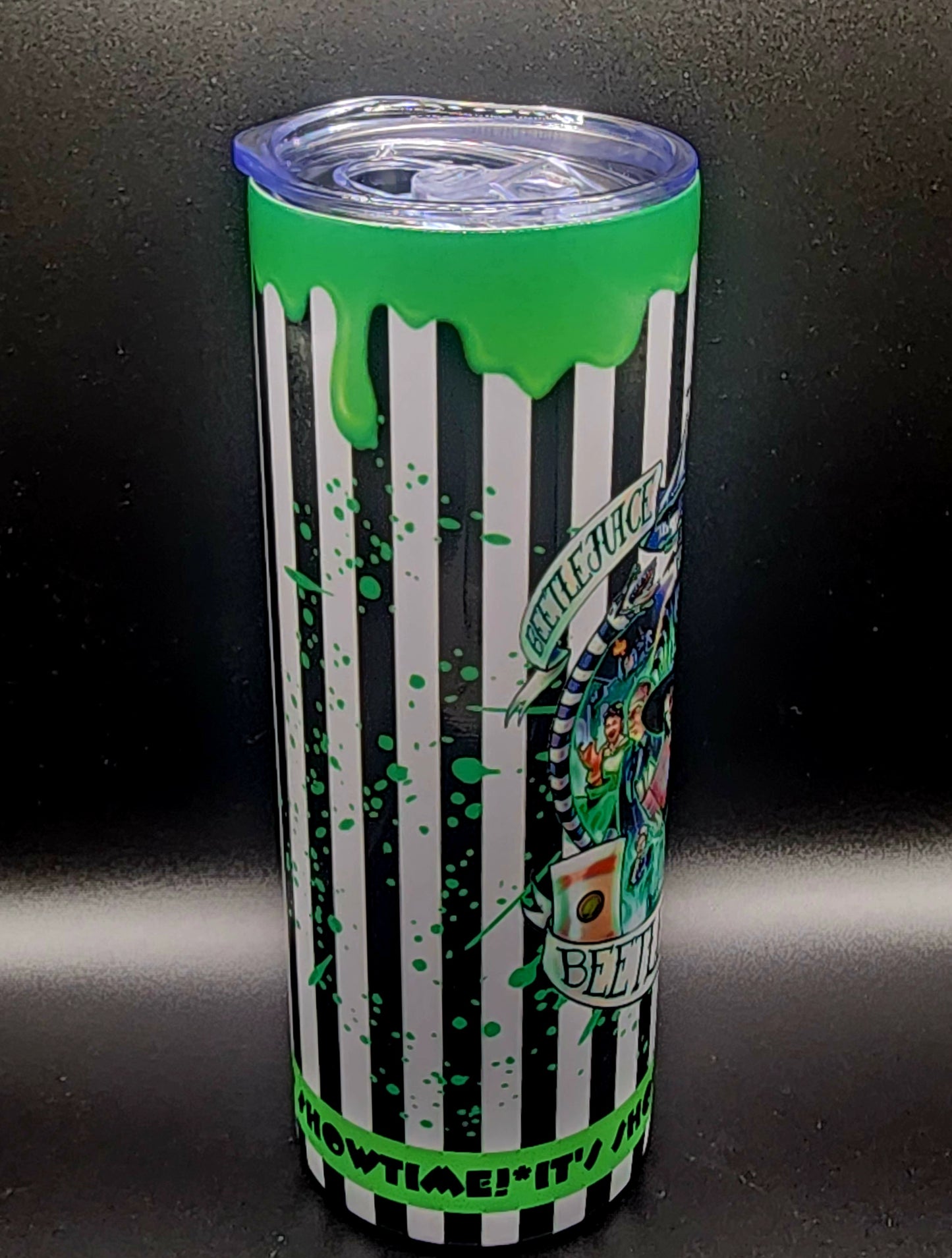 20oz Stainless Steel Tumbler, Beetlejuice, Dark Comedy, Tim burton, Stop Motion, Horror Comedy
