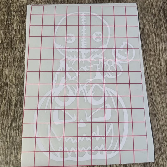 Sam Trick r Treat Vinyl Window Decal