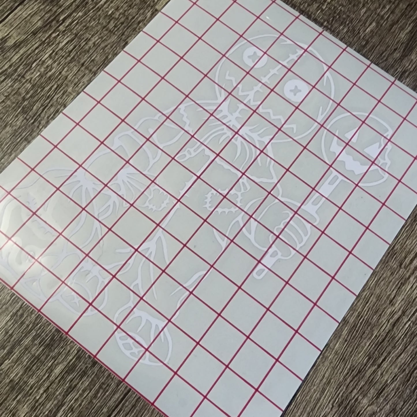 Sam Trick r Treat Vinyl Window Decal Horror Movie Pumpkin Halloween Candy Lollipop