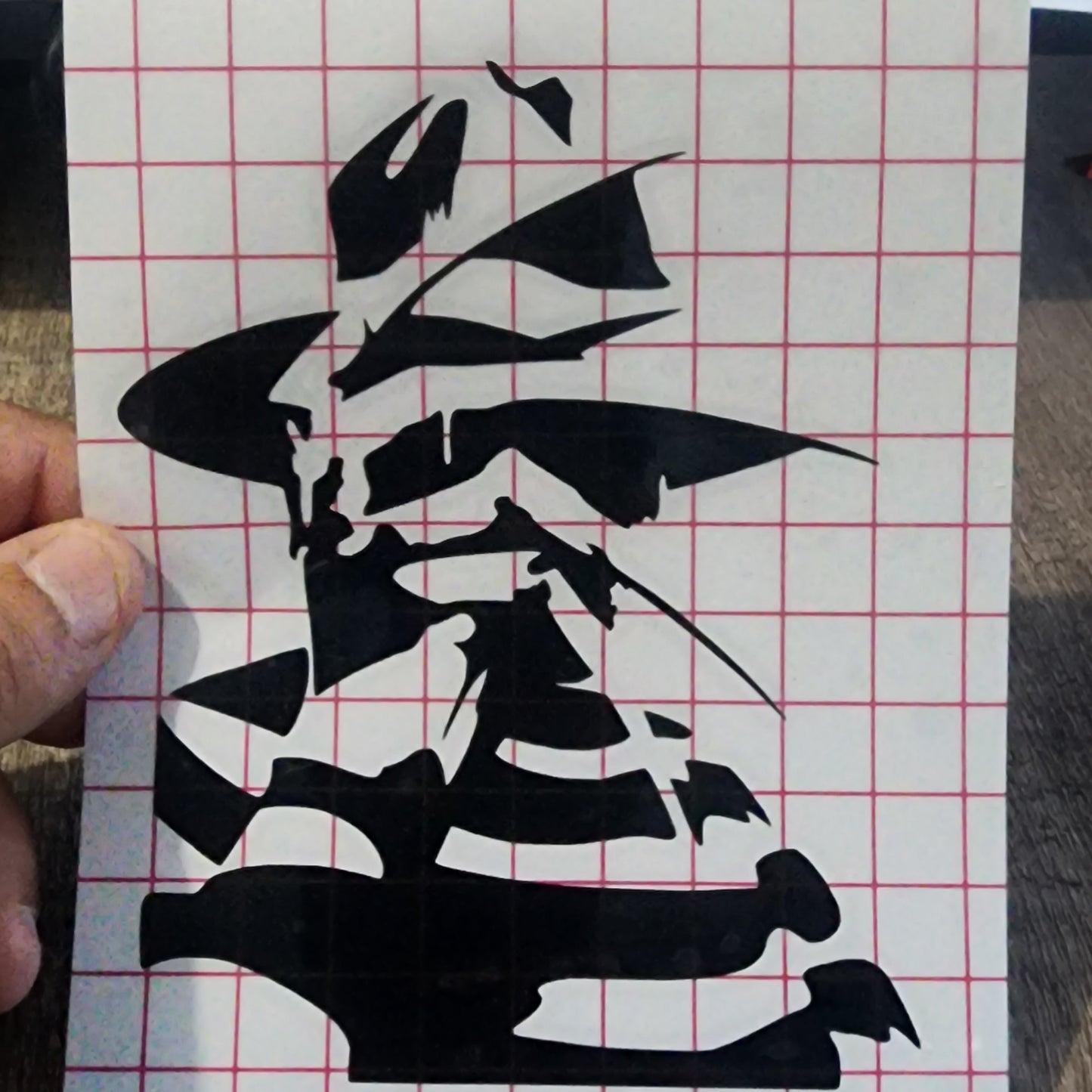 Vinyl Decal Car Decal Permanent Vinyl Outdoor Vinyl Horror Movie Decal Freddy Krueger, Nightmare On Elm St, Slasher Movie, 80's Horror