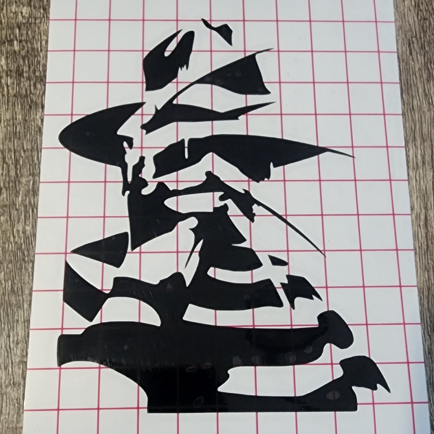 Vinyl Decal Car Decal Permanent Vinyl Outdoor Vinyl Horror Movie Decal Freddy Krueger, Nightmare On Elm St, Slasher Movie, 80's Horror