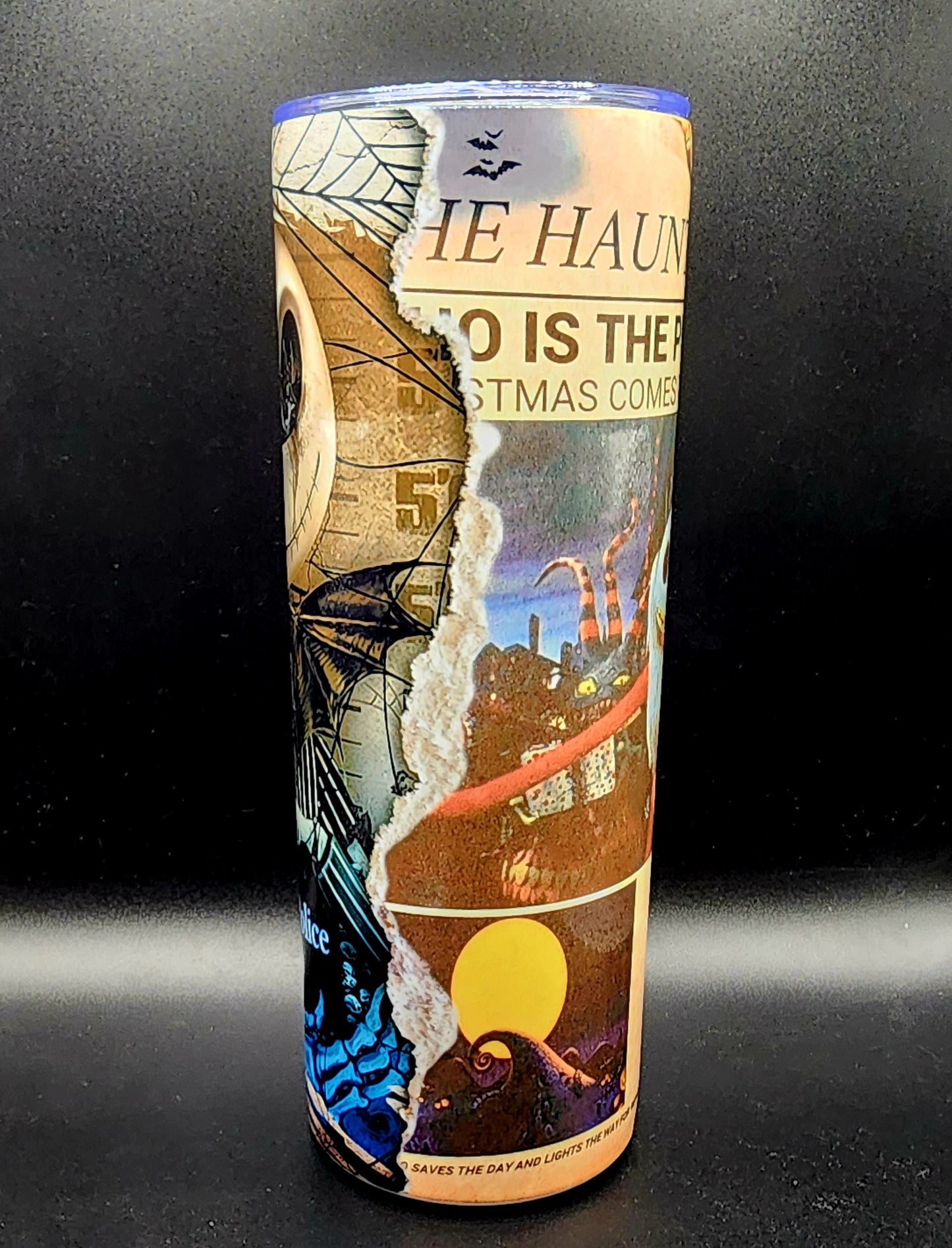 20oz Stainless Steel Tumbler Jack Skellington Nightmare Before Christmas Halloween Tim Burton