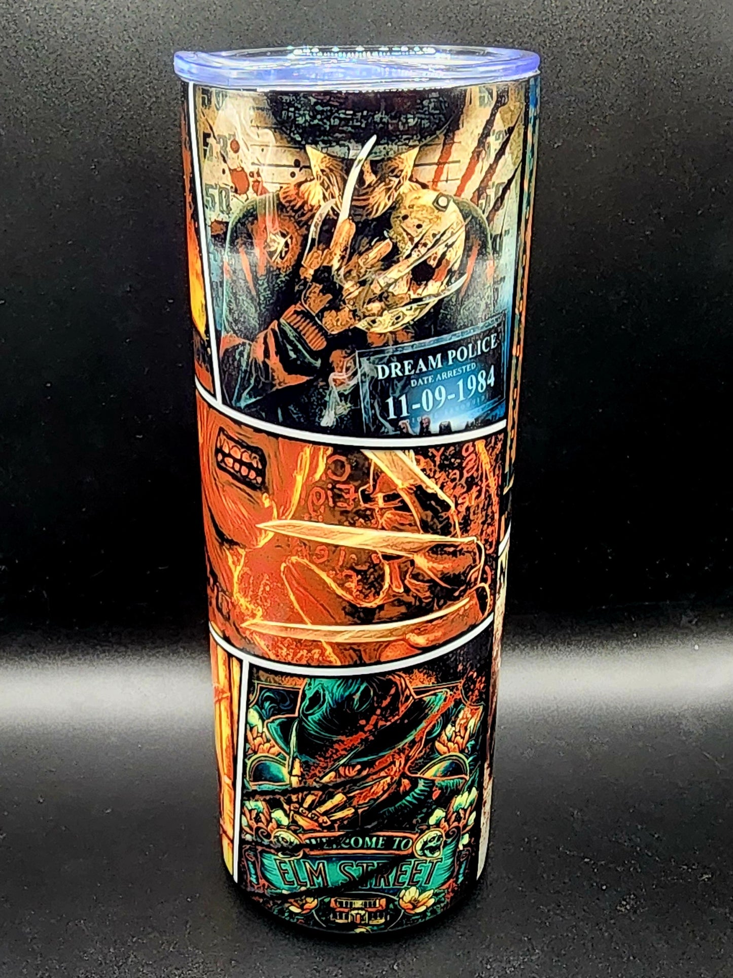 20oz Stainless Steel Tumbler Freddy Kreuger Nightmare On Elm St Dream Warriors Dream Child New Nightmare
