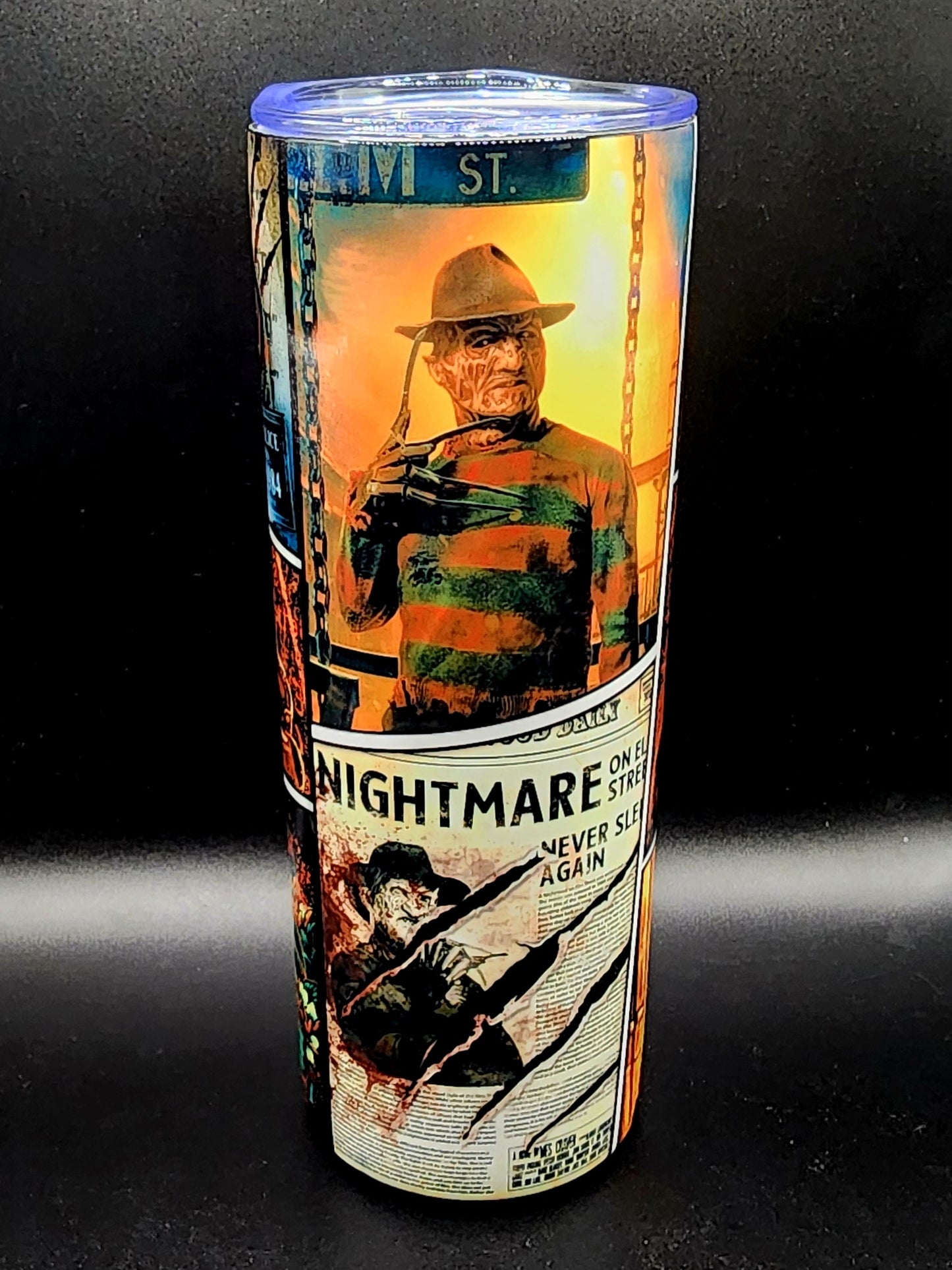 20oz Stainless Steel Tumbler Freddy Kreuger Nightmare On Elm St Dream Warriors Dream Child New Nightmare