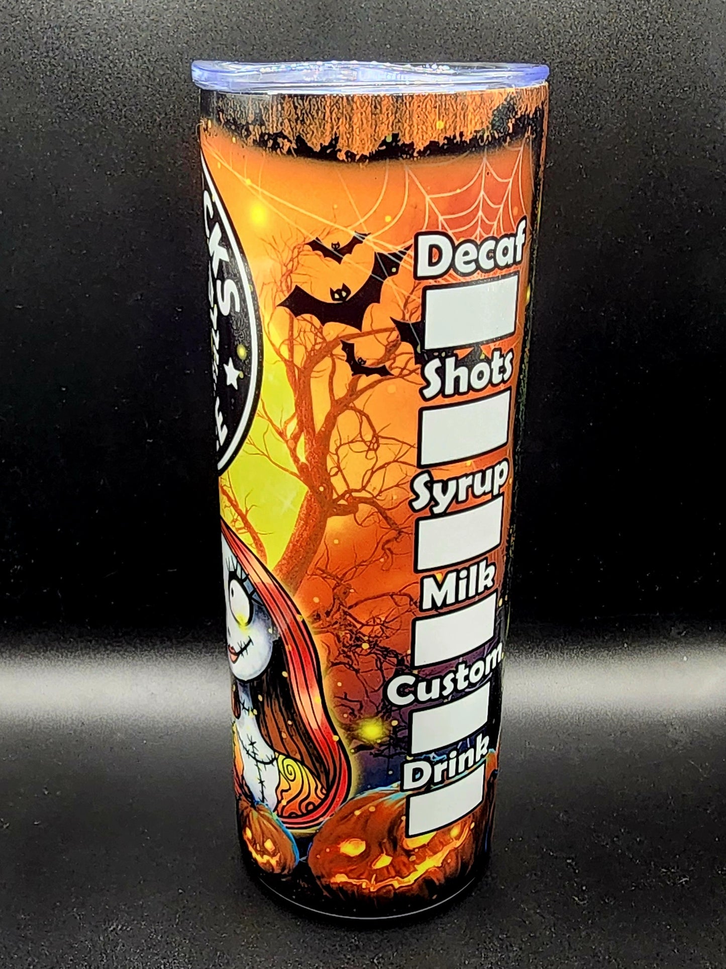 20oz Stainless Steel Tumblers Jack and Sally Coffee Nightmare Before Christmas
