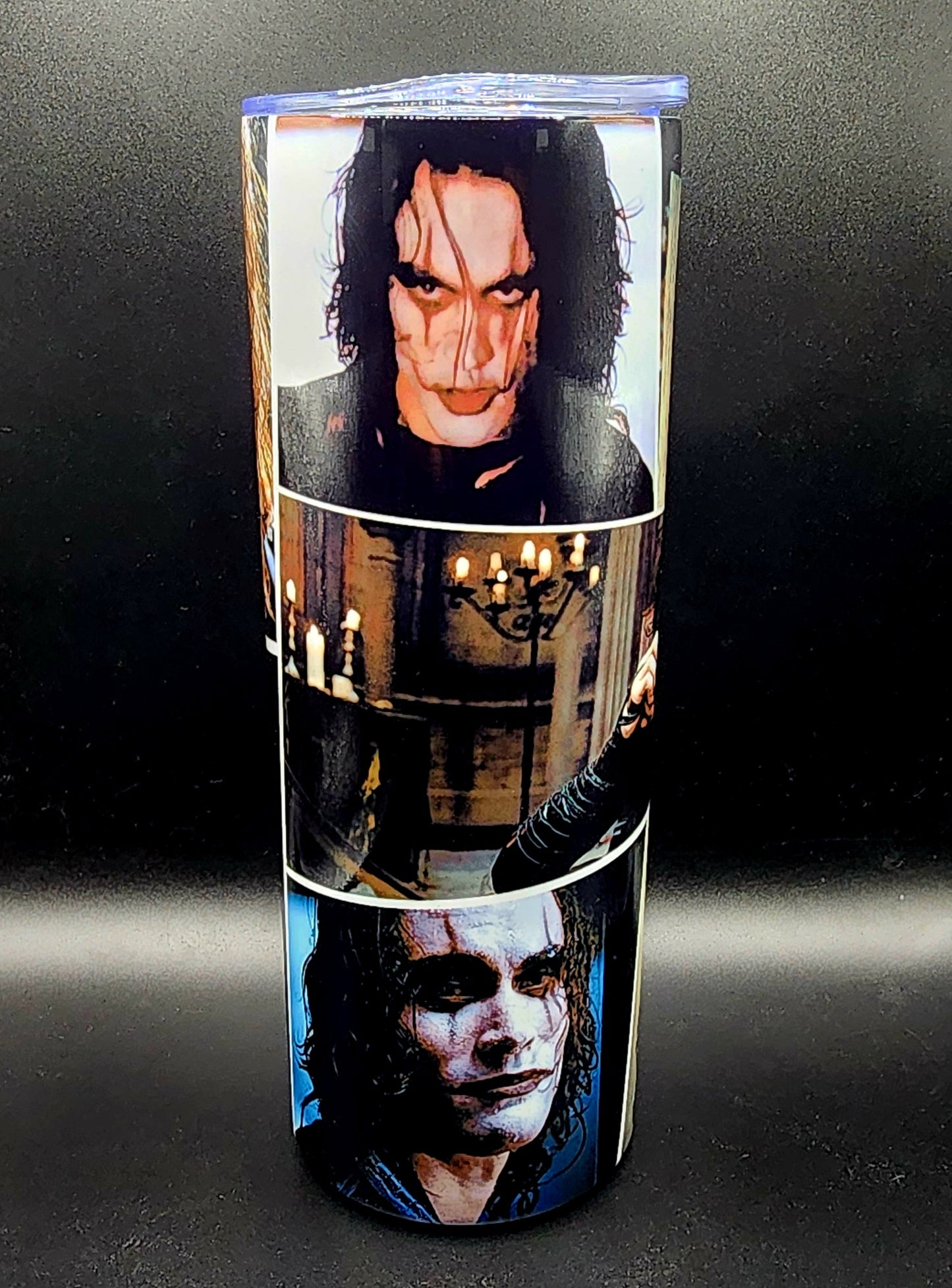 20oz Stainless Steel Tumbler The Crow Eric Draven 90's Super Hero Gothic Movie