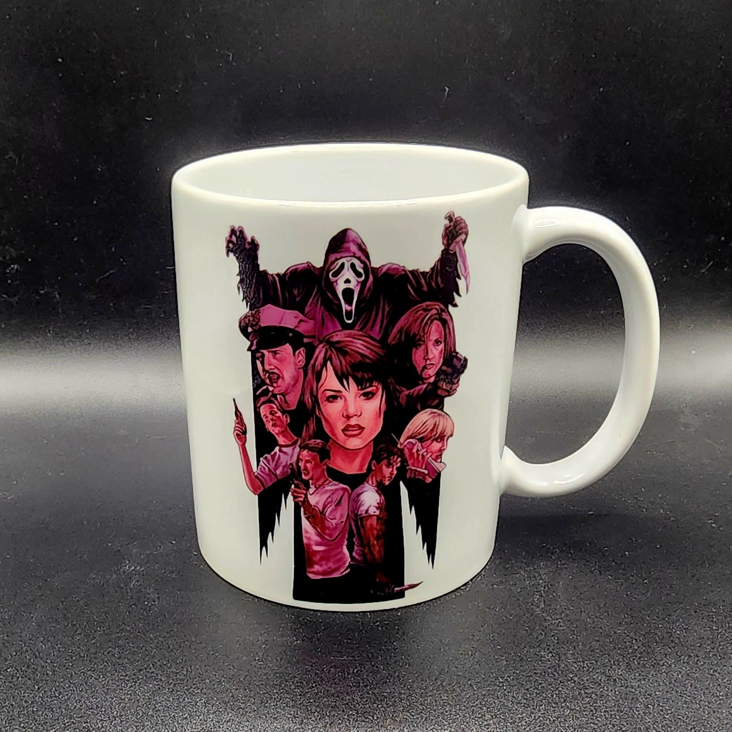 Coffee Mug 11-15oz, Scream Ghostface Woodsboro 90's Horror Movies Slasher Movies