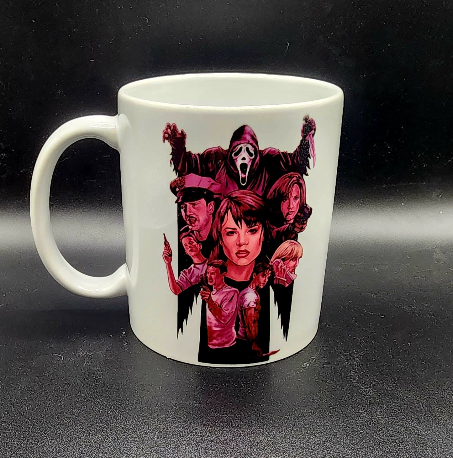 Coffee Mug 11-15oz, Scream Ghostface Woodsboro 90's Horror Movies Slasher Movies