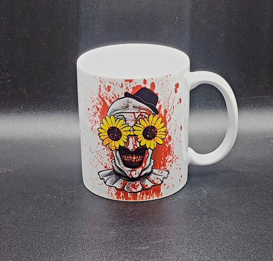 Coffee Mug 11-15oz, Terrifier, Terrifier 2, Art the Clown, Killer Clown, Slasher, Horror Movie, Halloween