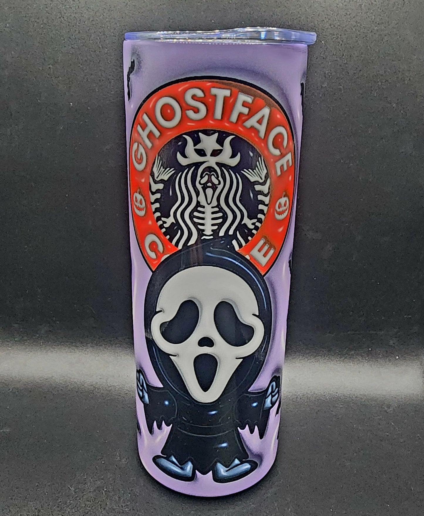 20oz Stainless Steel Puffy Tumbler Horror Movies Scary Movies Halloween Slasher Movie Ghost Movie Killer Movie 90's Horror Scream