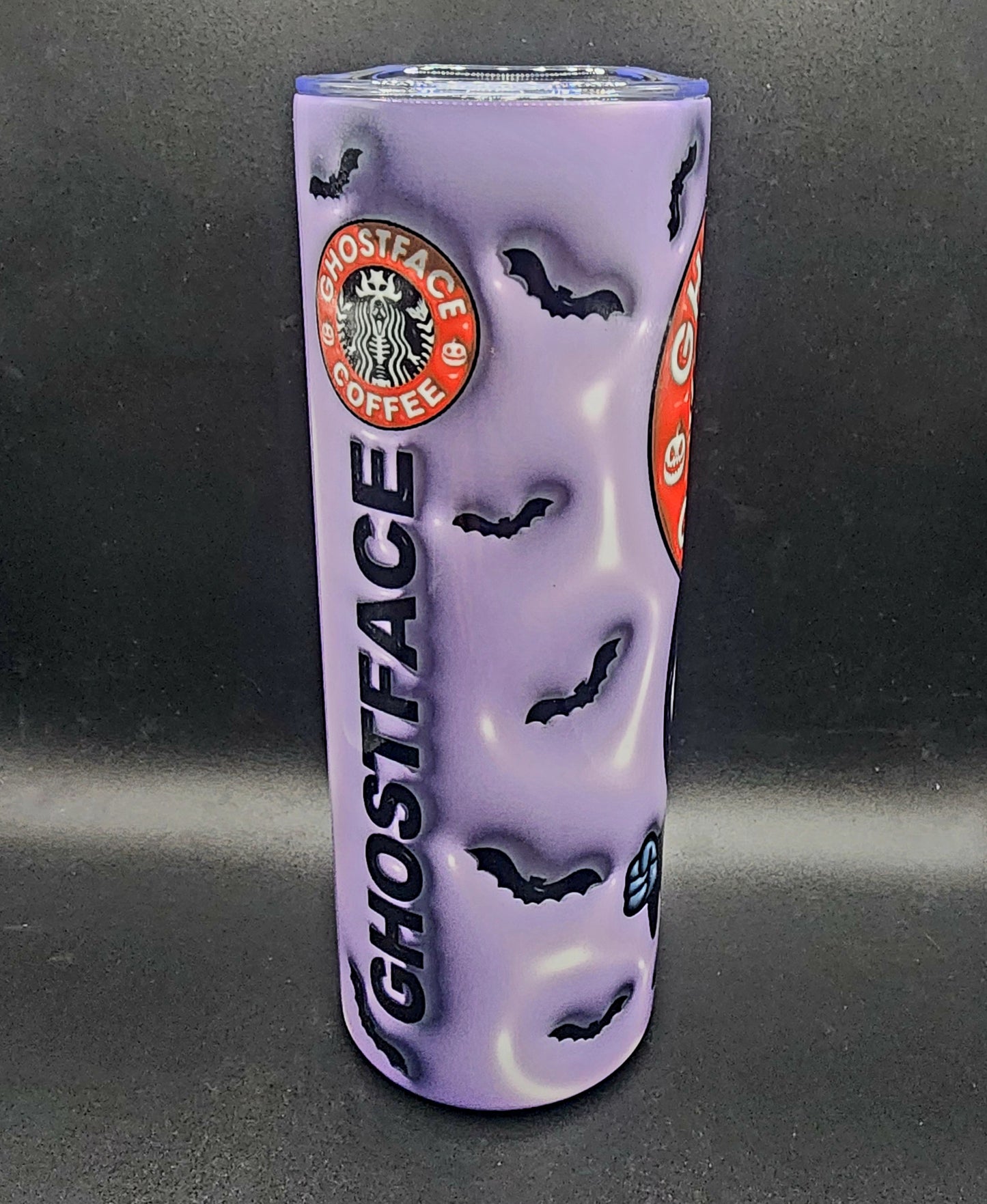 20oz Stainless Steel Puffy Tumbler Horror Movies Scary Movies Halloween Slasher Movie Ghost Movie Killer Movie 90's Horror Scream