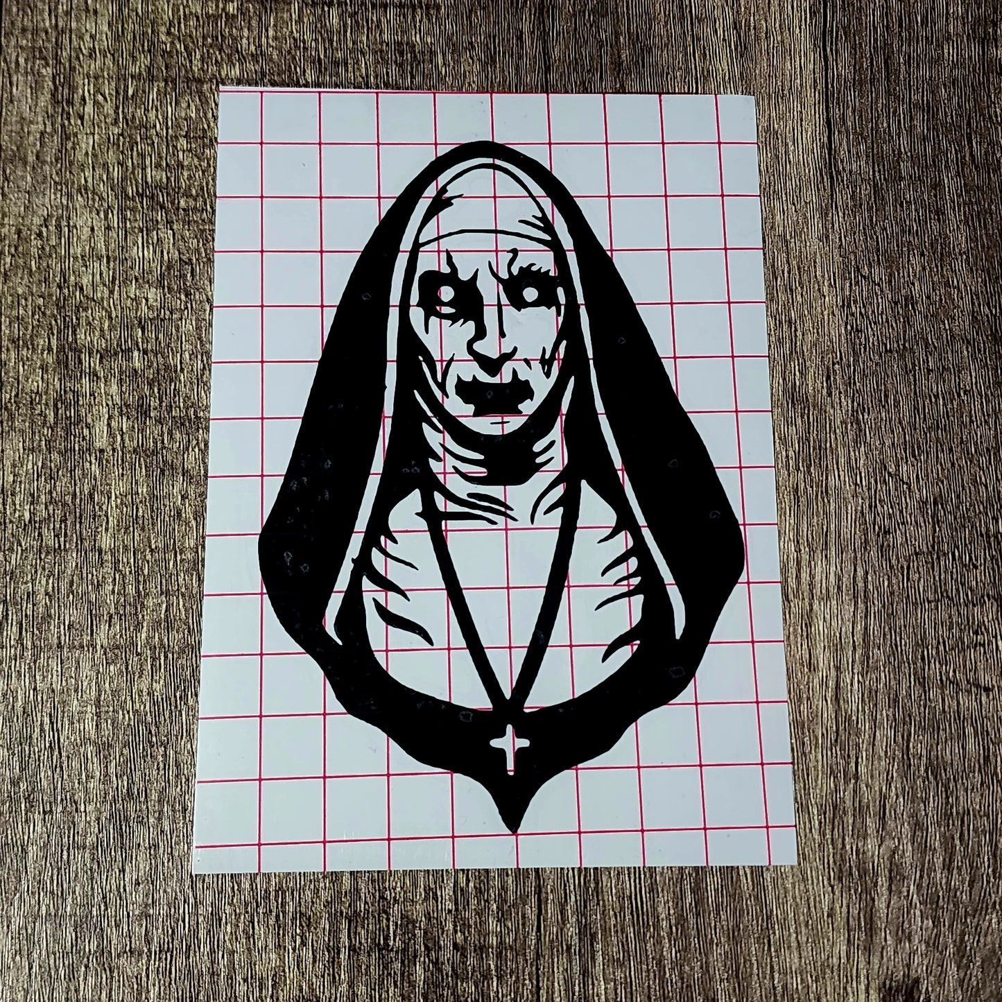 Valak The Nun The Conjuring Vinyl Window Decal