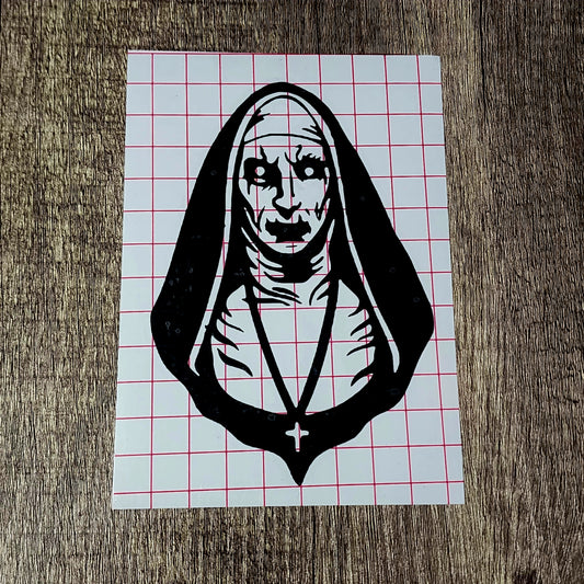 Valak The Nun The Conjuring Vinyl Window Decal