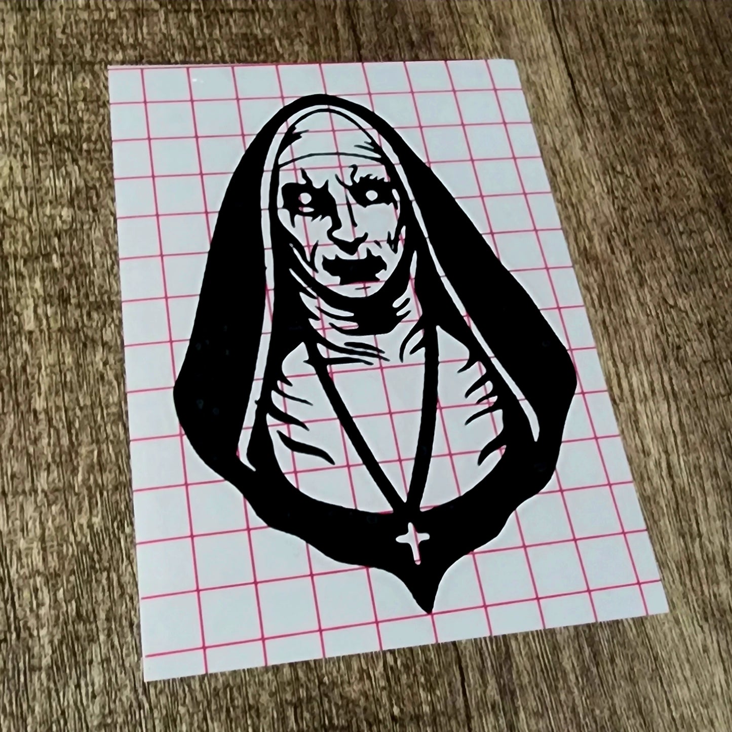 Valak The Nun The Conjuring Vinyl Window Decal