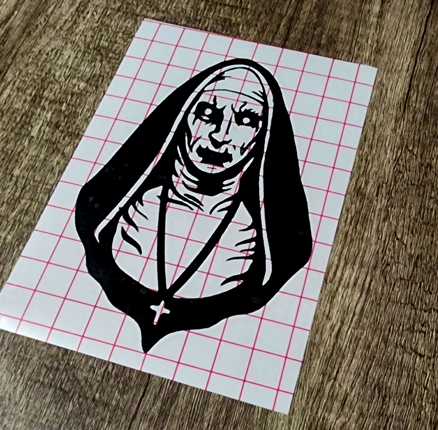Valak The Nun The Conjuring Vinyl Window Decal