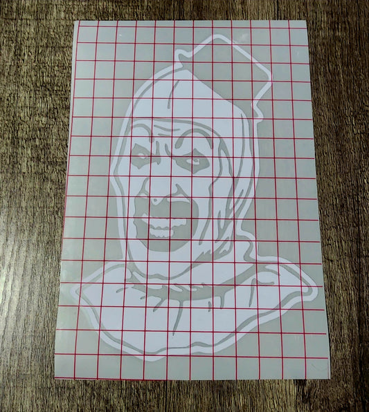 Art The Clown Vinyl Window Decal Terrifier Terrifier 2 Killer Clown Gory Clown