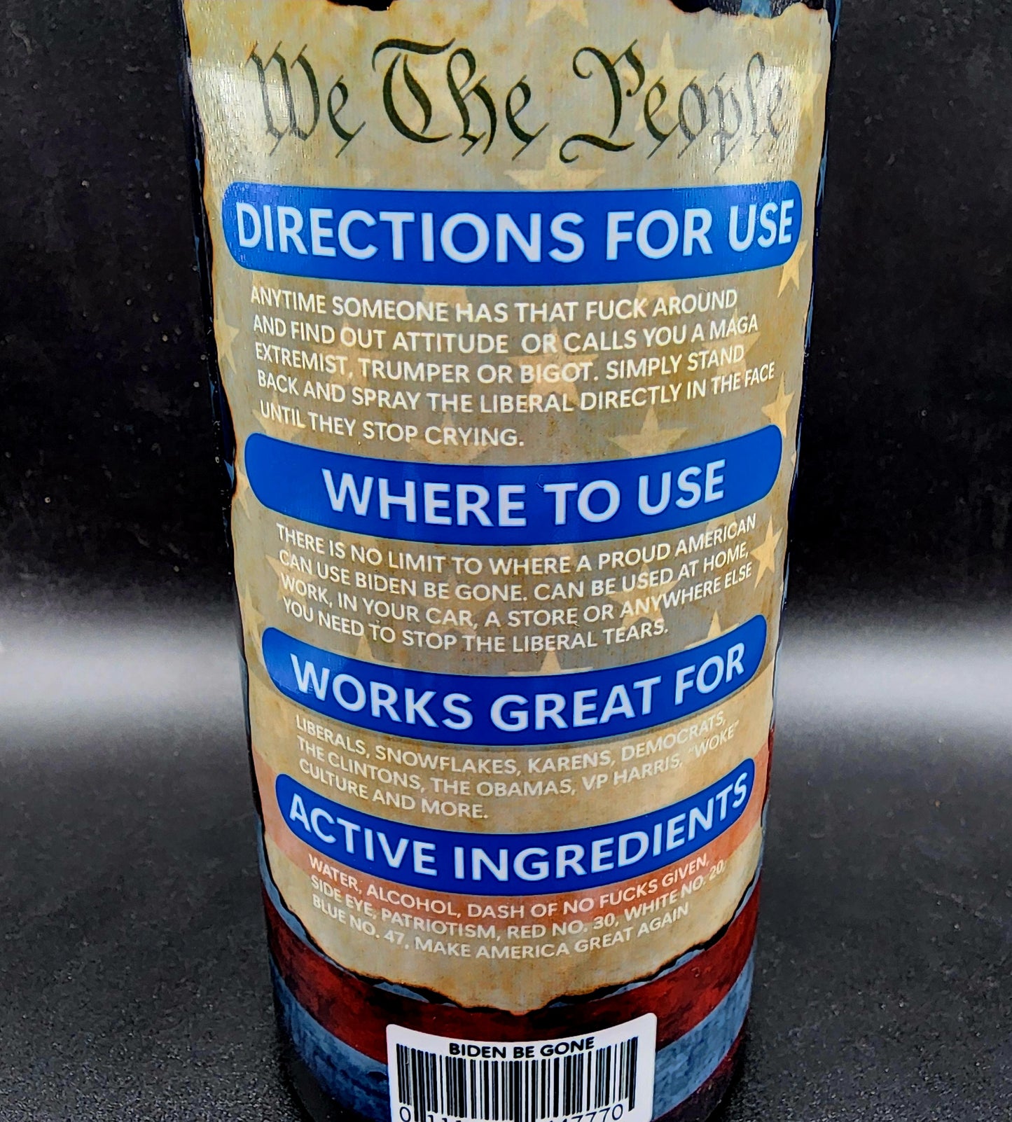 Biden Be Gone Maga Scent Kills 99% of Stupidity and Leftism 20oz Stainless Steel Tumbler