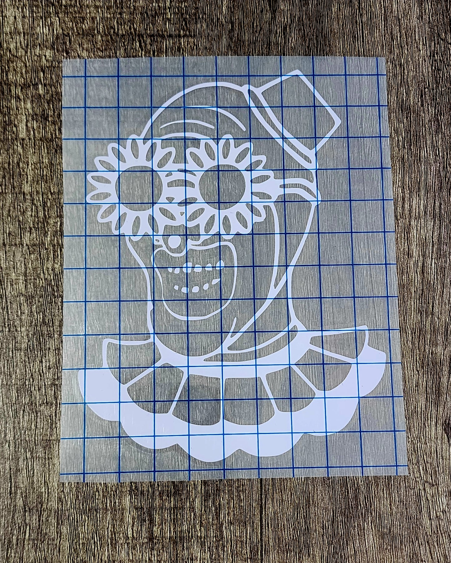 Art The Clown Sunflower Glasses Vinyl Window Decal Terrifier