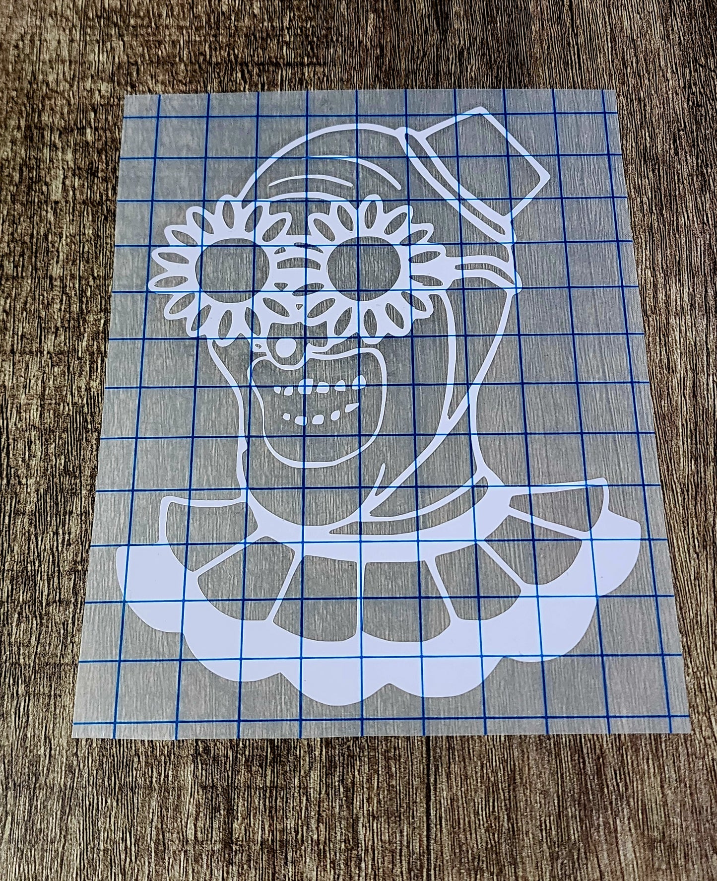 Art The Clown Sunflower Glasses Vinyl Window Decal Terrifier