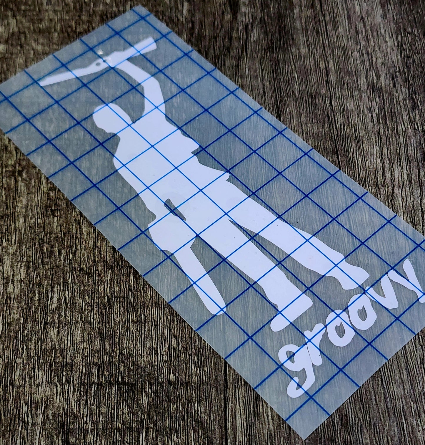 Ash Groovy Evil Dead Vinyl Window Decal Horror Comedy Bruce Campbell