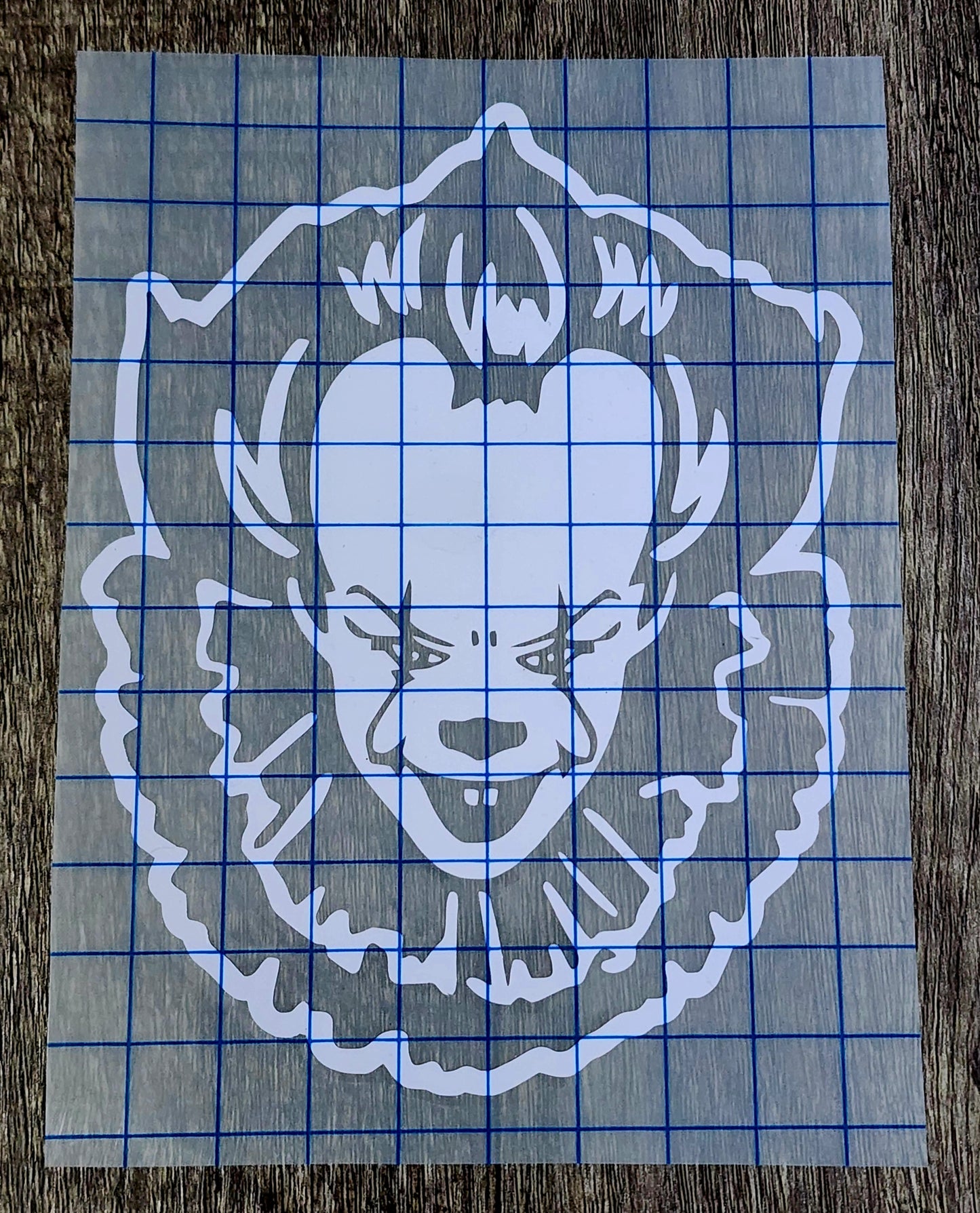 Pennywise Vinyl Window Decal IT Derry Killer Clown Red Balloon