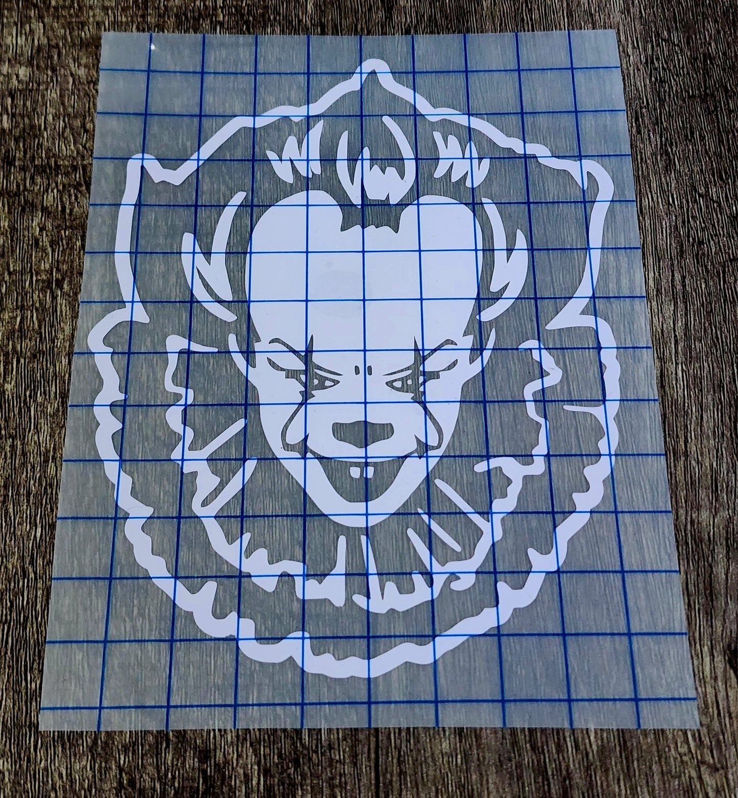 Pennywise Vinyl Window Decal IT Derry Killer Clown Red Balloon