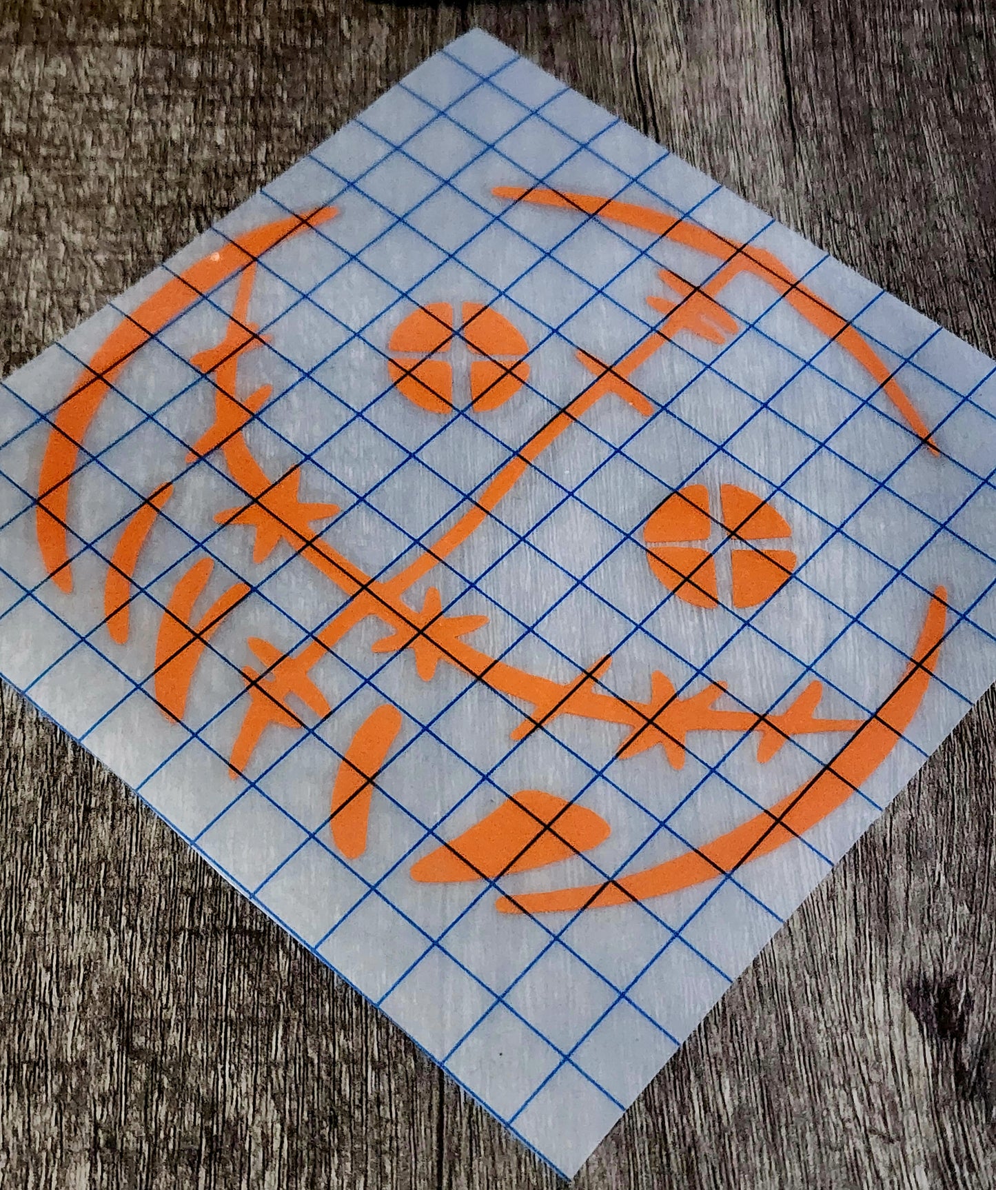 Sam Head Trick r Treat Vinyl Window Decal Horror Movie Pumpkin Halloween Candy Lollipop