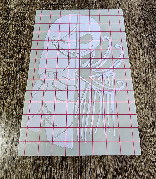 Jack N Sally Vinyl Window Decal A Nightmare Before Christmas Halloween Tim Burton