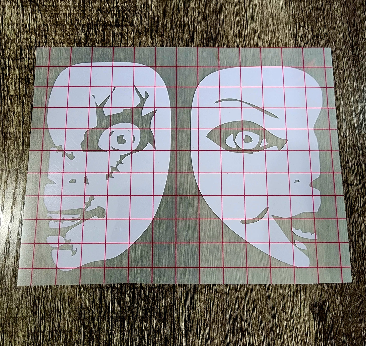 Chucky Child's Play Tiffany Vinyl Window Decal Bride of Chucky Horror Killer Doll