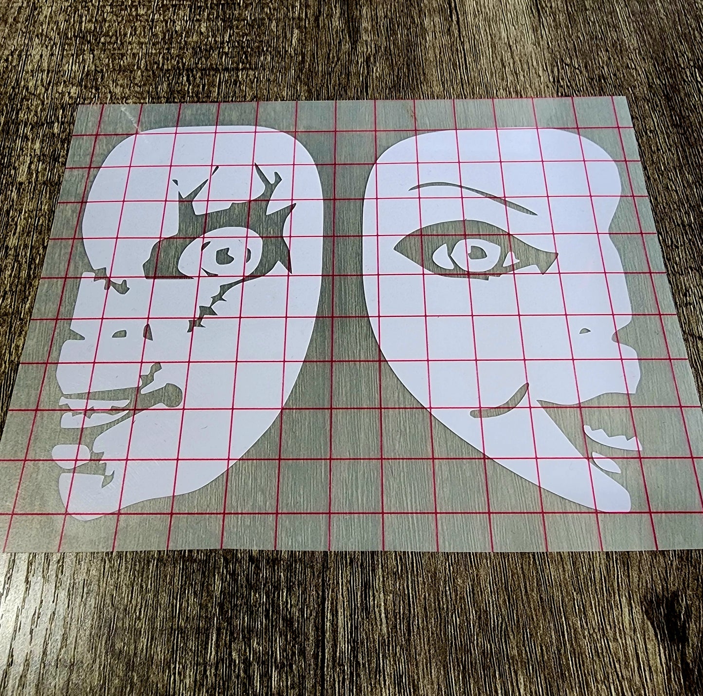 Chucky Child's Play Tiffany Vinyl Window Decal Bride of Chucky Horror Killer Doll