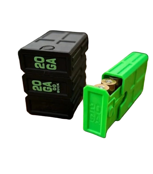 20GA 5-Round Stackable Ammo Case with Sliding Tray | 3D Printed Ammunition Storage