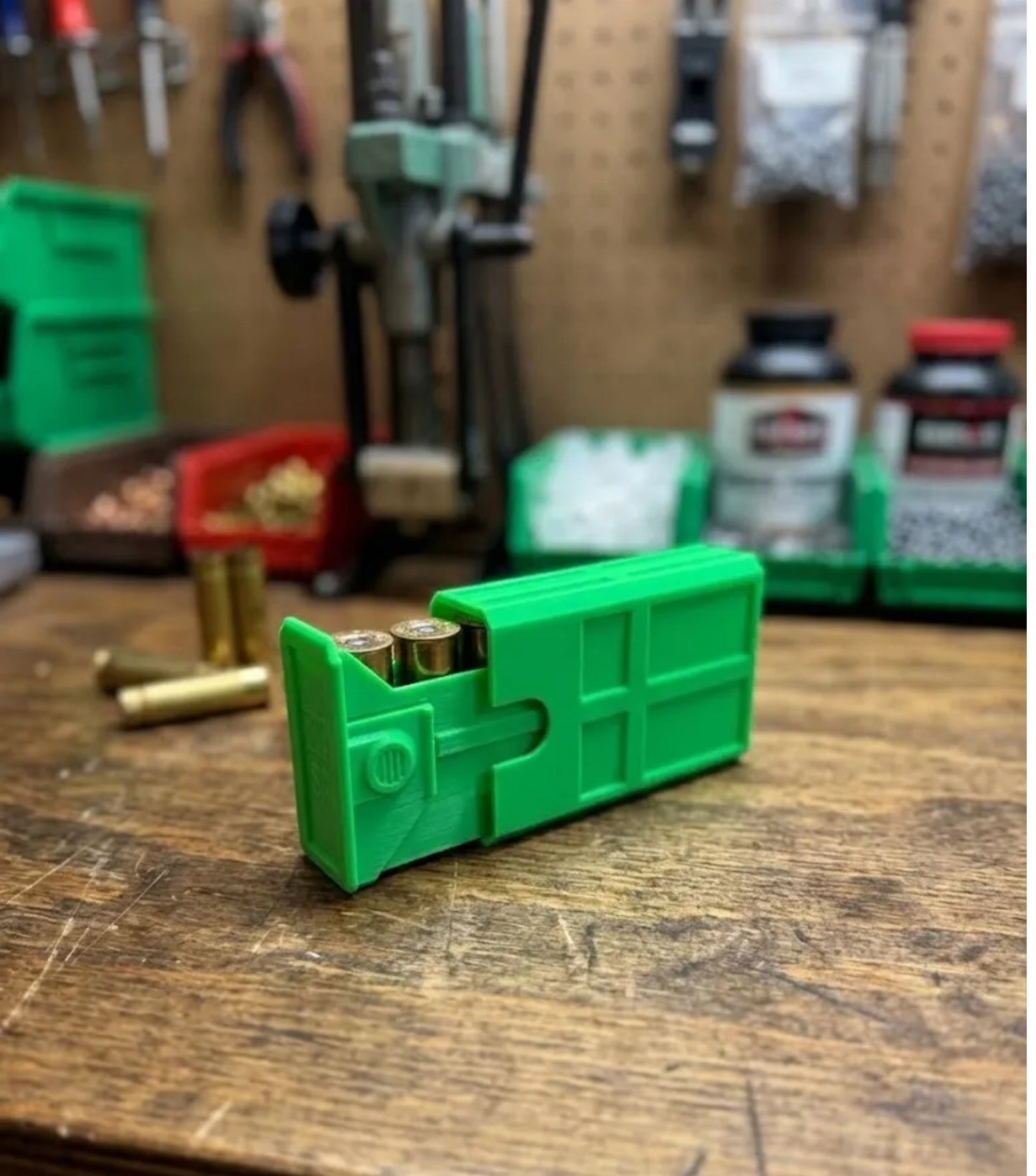20GA 5-Round Stackable Ammo Case with Sliding Tray | 3D Printed Ammunition Storage