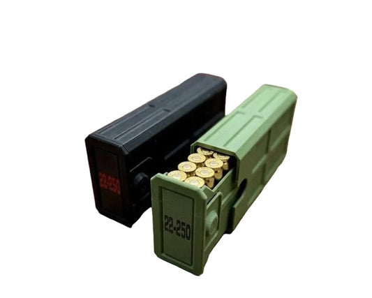 22-250 20-Round Stackable Ammo Case with Sliding Tray | 3D Printed Ammunition Storage